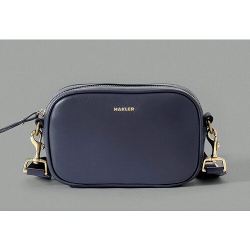 Сумка кросс-боди MAKLER Сумка кросс-боди Молли КАМ-СИН-ЗОЛ, фактура гладкая, синий