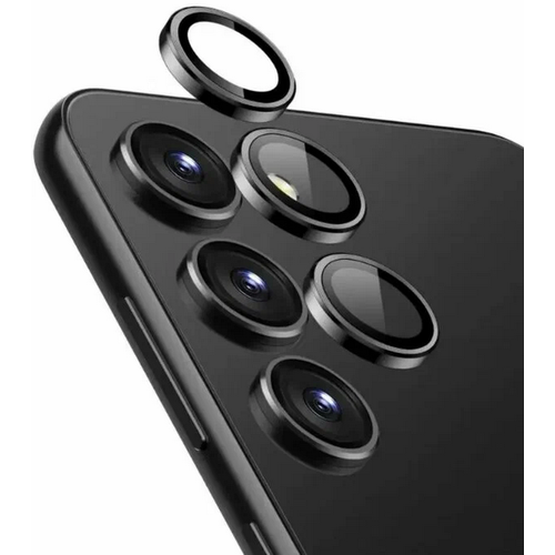 Линзы (стекла) для защиты камеры Samsung Galaxy S23, Серый (Титан)