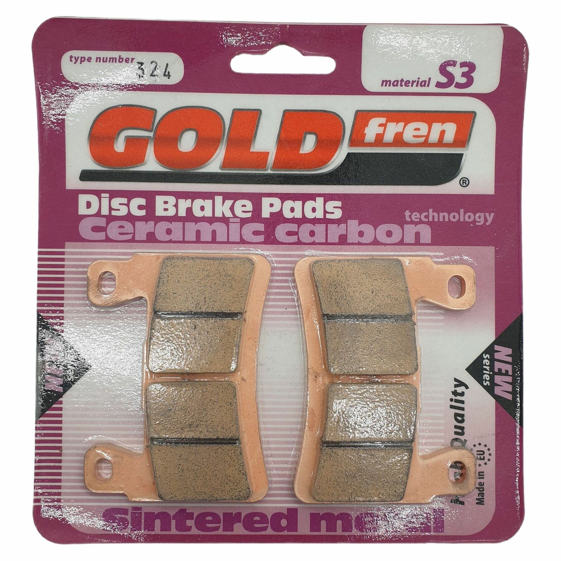 Тормозные колодки GOLD FREN Sintered S3 324 передние Kawasaki ZX-6R 13-