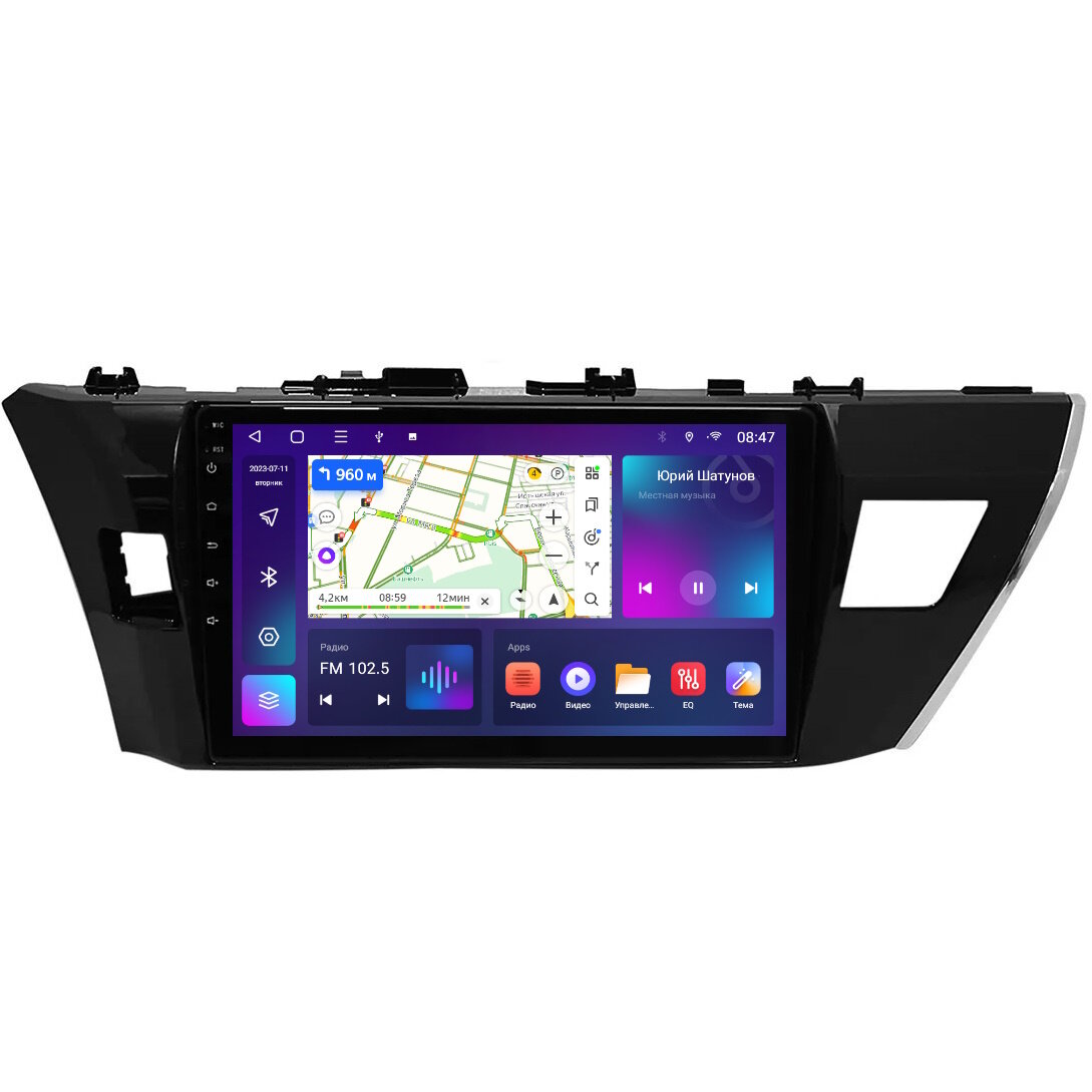 Магнитола CRS-300 M150S Тойота Королла 2013-2016 Toyota Corolla E160-180 - Android 13 - Память 2+32Gb - IPS - DSP - Кулер