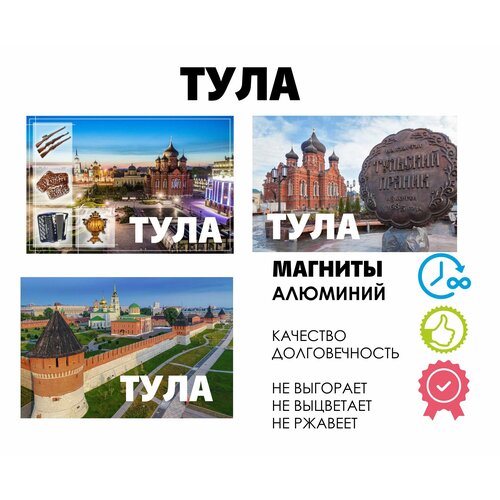 Набор магнитов город России Тула