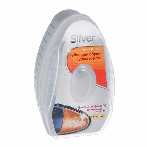 SILVER Губка-блеск для обуви с дозатором силиконантистатик 6мл бесцветный PS3007-032007-03 381₽