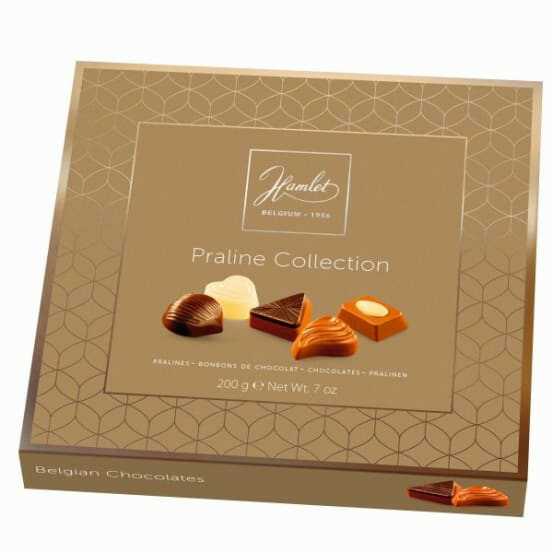 Hamlet Пралине Коллекция ассорти шоколадных конфет 200 г картонная упаковка (40974/1)