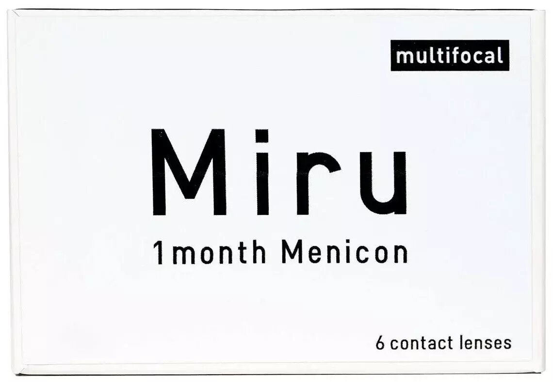 Menicon Контактные линзы Miru 1month Multifocal Add Low/14.2/8.6/6шт/+4.00