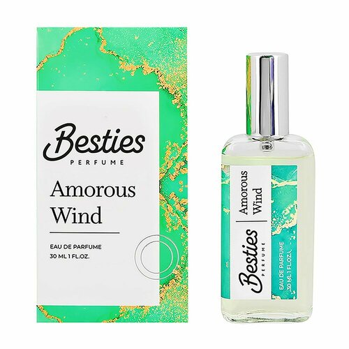 Парфюмерная вода BESTIES EAU DE PARFUME amorous wind (жен.) 30 мл парфюмерная вода fakoshima el primer deseo 30 мл