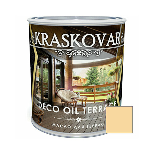 Масло для террас Kraskovar Deco Oil Terrace Бесцветный (1900001133) 0,75 л масло для террас kraskovar deco oil terrace белый 2 2л