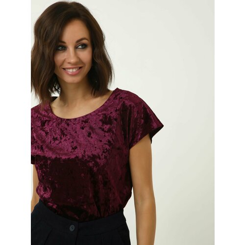 фото Блуза a-a awesome apparel by ksenia avakyan, размер 50, фиолетовый