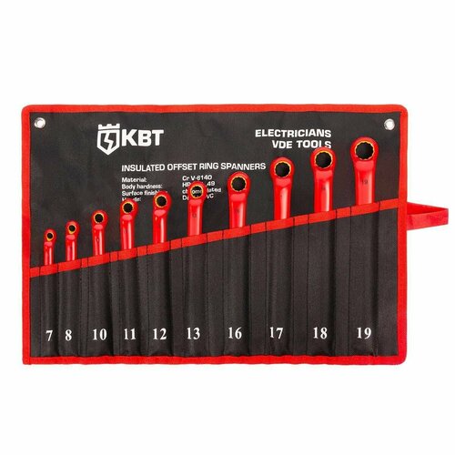 Набор НИИ-23 диэлектрических накидных ключей серия эксперт КВТ 89427 12389₽