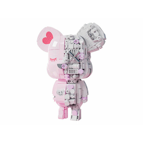 фото Конструктор jaki jk6250-2 конструктор bearbrick: pink