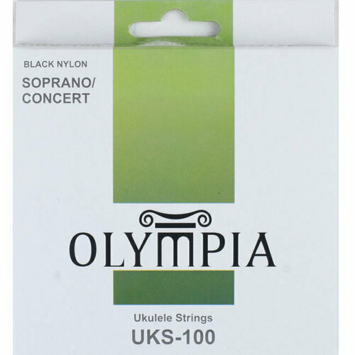 Струны для укулеле - Olympia UKS 100 струны для укулеле rizo white nylon нейлоновые