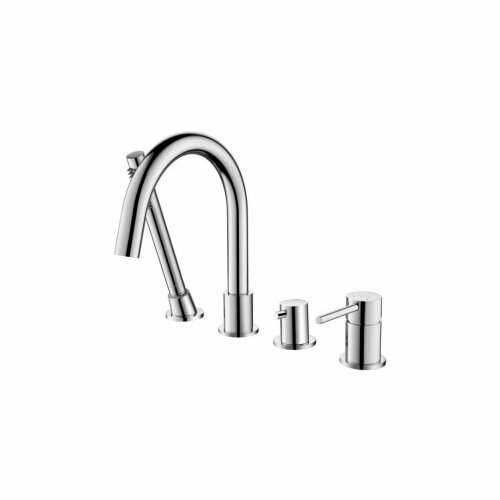 Смеситель на борт ванны на 4 отв. AQUATEK европа, хром AQ1348CR