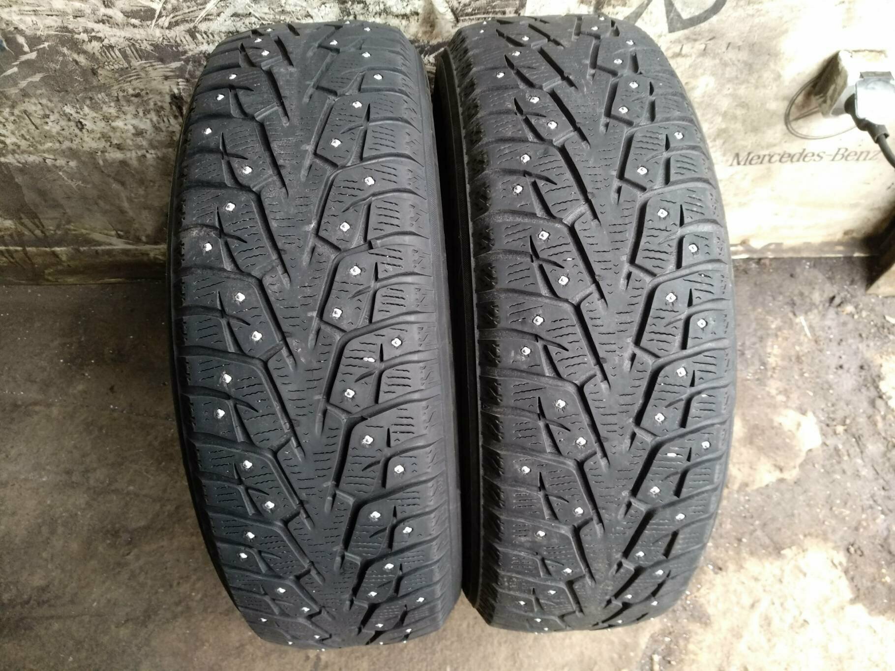 Шины Yokohama Ice Guard IG55 205/60 R16 96T БУ Зимние шипованные