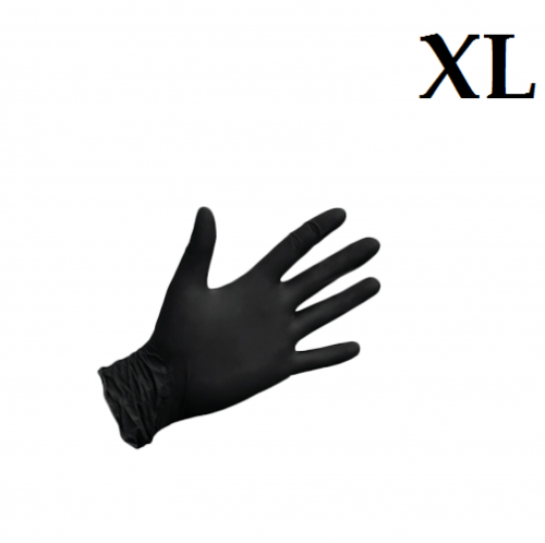 Перчатки нитриловые Benovy XL (100 шт.) Черный