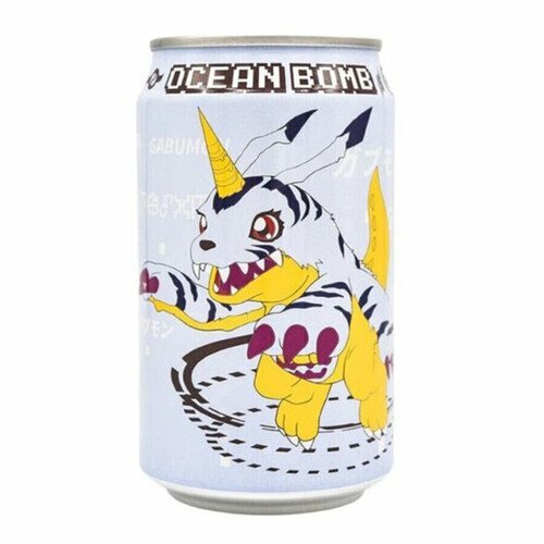 Лимонад Ocean Bomb Digimon Gabumon со вкусом черники, 330 мл