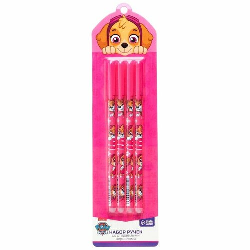 Ручка пиши стирай 4 штуки Щенячий патруль 366₽