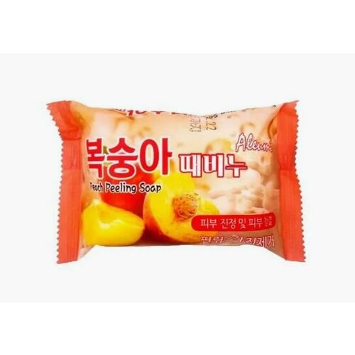 ALEUMI Мыло туалетное Peach, Персик, 150 г