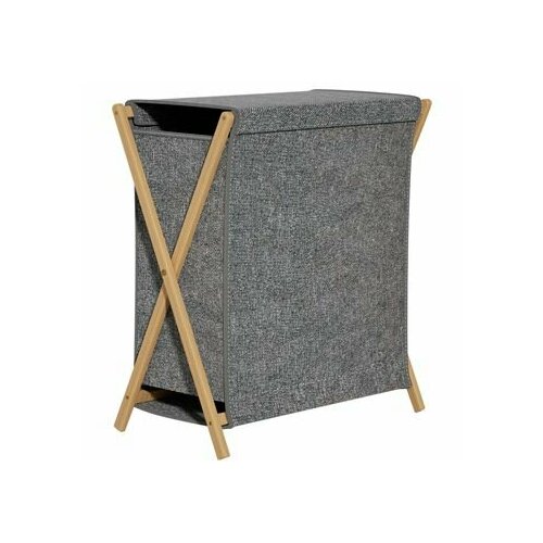 Корзина для белья трикотажная на бамбуковом каркасе складная 3500₽
