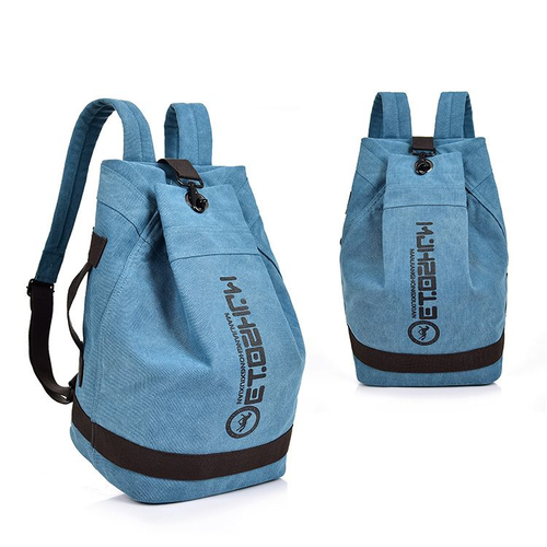 Мешок-рюкзак-торба-баул матерчатый синий спортивный