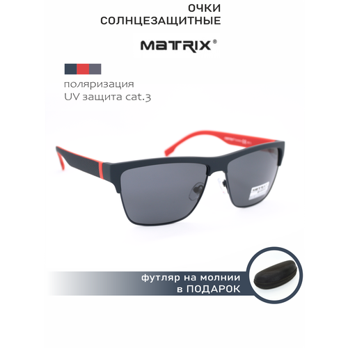 фото Солнцезащитные очки matrix, серый, красный
