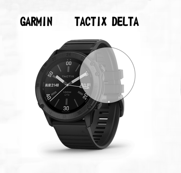 Защитная пленка MyPads Glass для умных смарт-часов Garmin Tactix Delta глянцевая