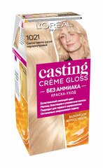 Крем-краска для волос без аммиака 1021 светло-светло русый перламутровый L'Oreal Casting Creme Gloss