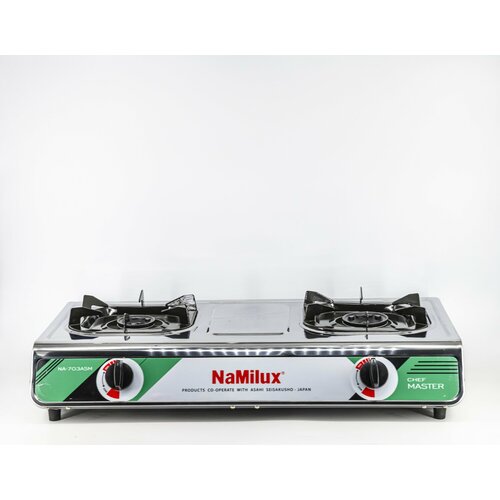 Газовая плита двухконфорочная NaMilux NA-703ASM газовая плита двухконфорочная namilux na d3616apf настольная