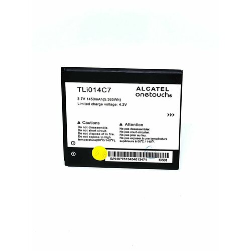 Аккумуляторная батарея TLi014C7 для телефона Alcatel OT-4024 Pixi First аккумуляторная батарея для alcatel one touch pixi first 4024d tli014c7