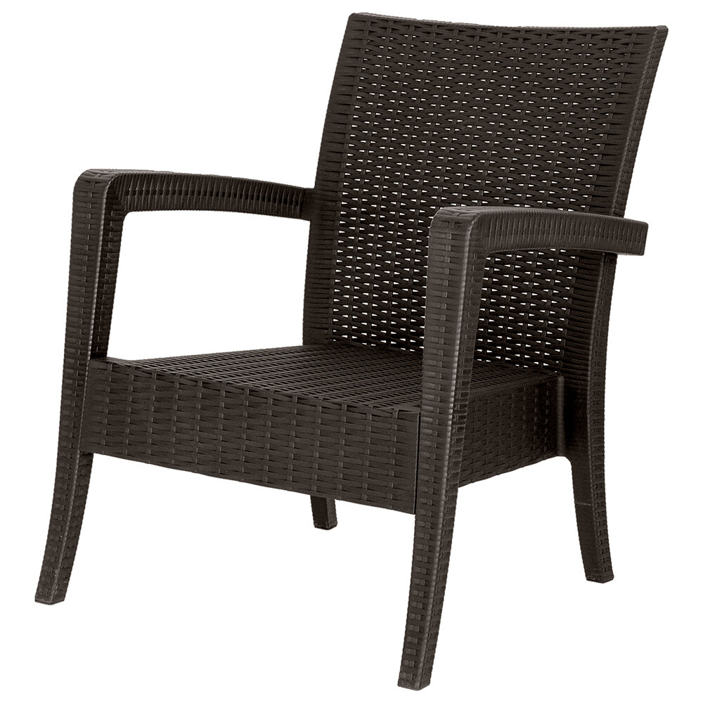 Кресло-диван "RATTAN" (раттан) от бренда Ola Dom. Цвет: Коричневый.