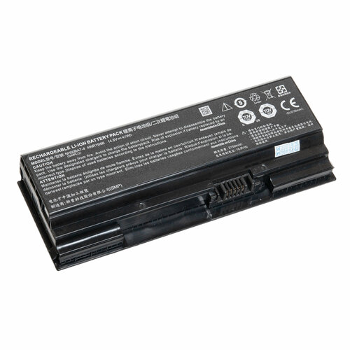 Аккумулятор для ноутбука Thunderobot 911 Plus / Maibenben X556 / GIGABYTE G5 / GIGABYTE KD / GIGABYTE KC / GIGABYTE GD / NH50BAT-4 / Hasee Z7M-CU5NB / GIGABYTE A5 / GIGABYTE K1 / GIGABYTE A7 / GIGABYTE X1 / GIGABYTE G7 / GIGABYTE GD - батарея 41Wh черный