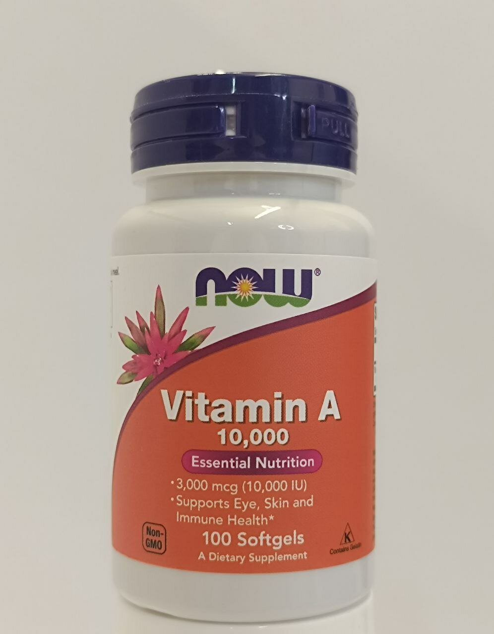 NOW Vitamin A 10000 IU 100 капсул