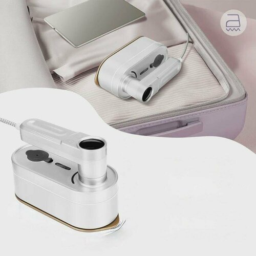 Отпариватель ручной для одежды вертикальный горизонтальный паровой утюг мощный дорожный мини утюг белый 2009₽