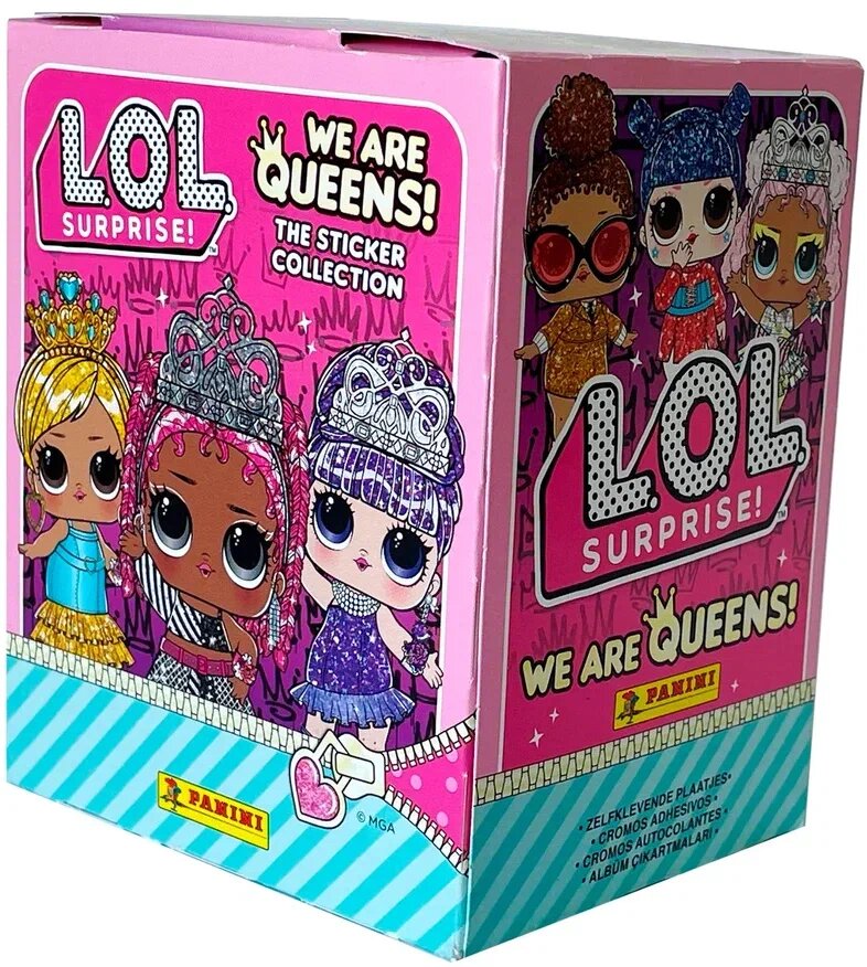 Бокс наклеек panini l.o.l. surprise! lets be friends collection