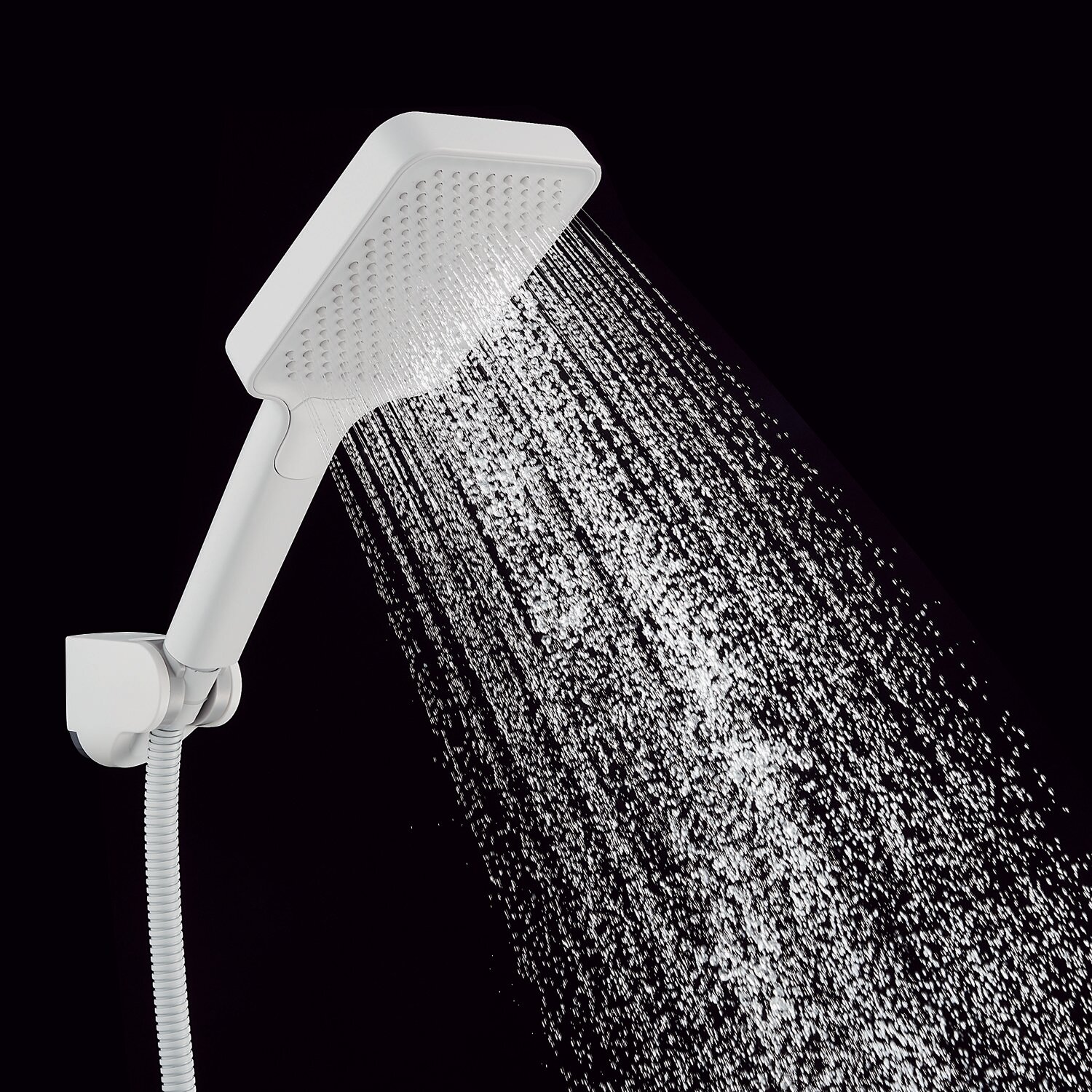 Смеситель для ванной с изливом 25см, белый — фото 1