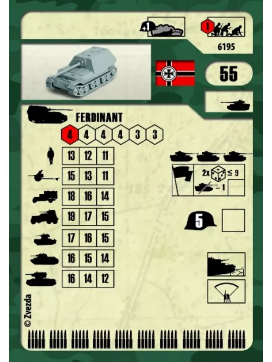 Немецкая САУ Фердинанд 6195 — фото 1