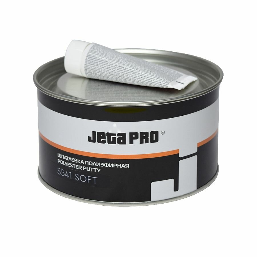 Шпатлевка наполняющая мягкая + отвердитель Jeta Pro Soft, 1,8кг+0,045кг / шпаклевка автомобильная 5541