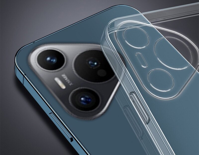 Чехол прозрачный для Huawei Pura 70 (Хуавей Пьюра 70)