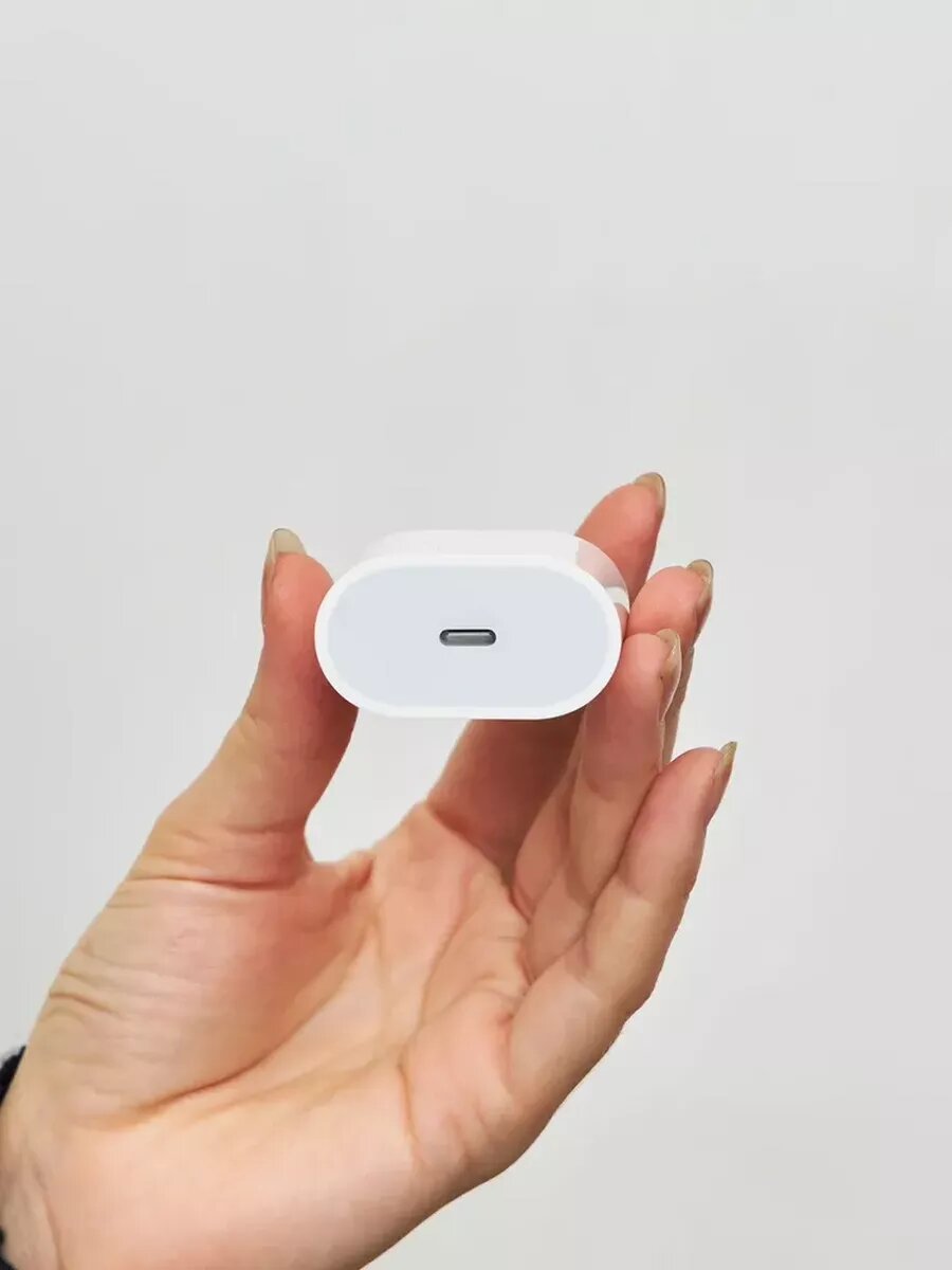 Блок питания на 25W для iPhone type-c быстрая зарядка — фото 1