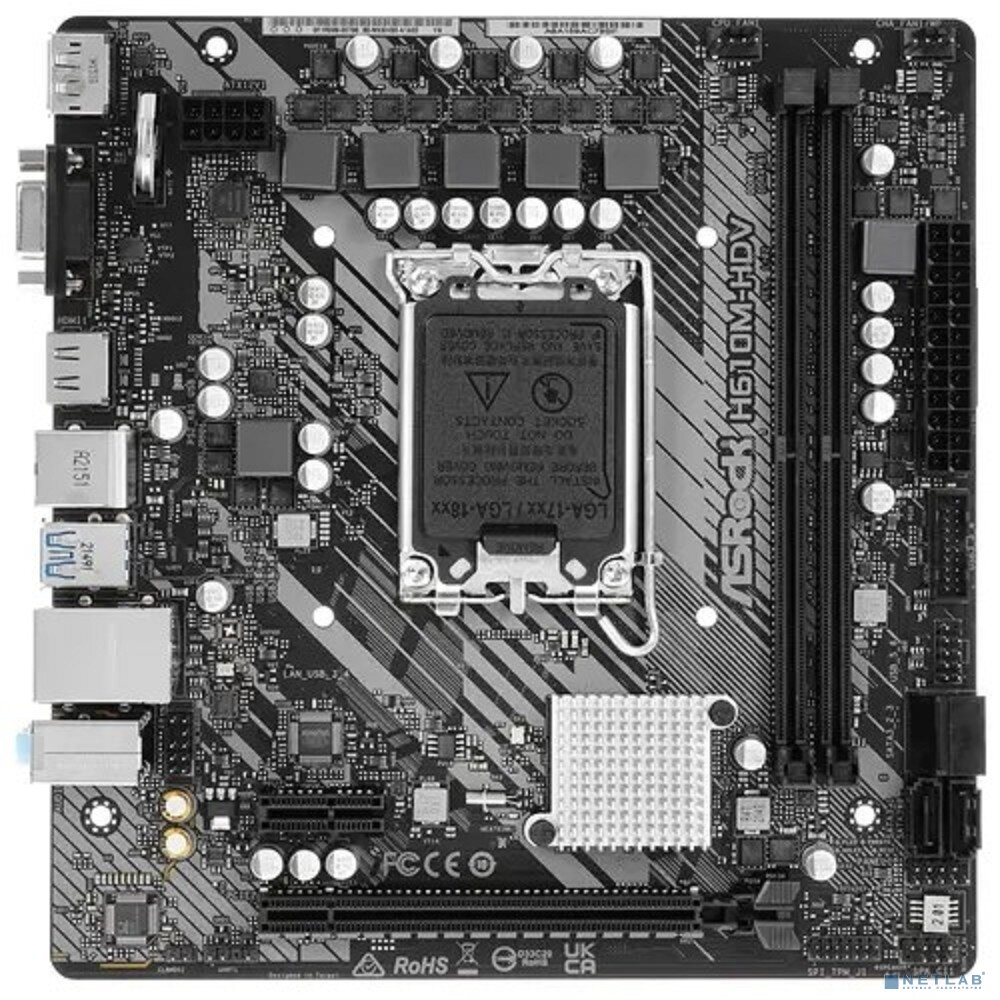 Материнская плата mATX ASRock - фото №2