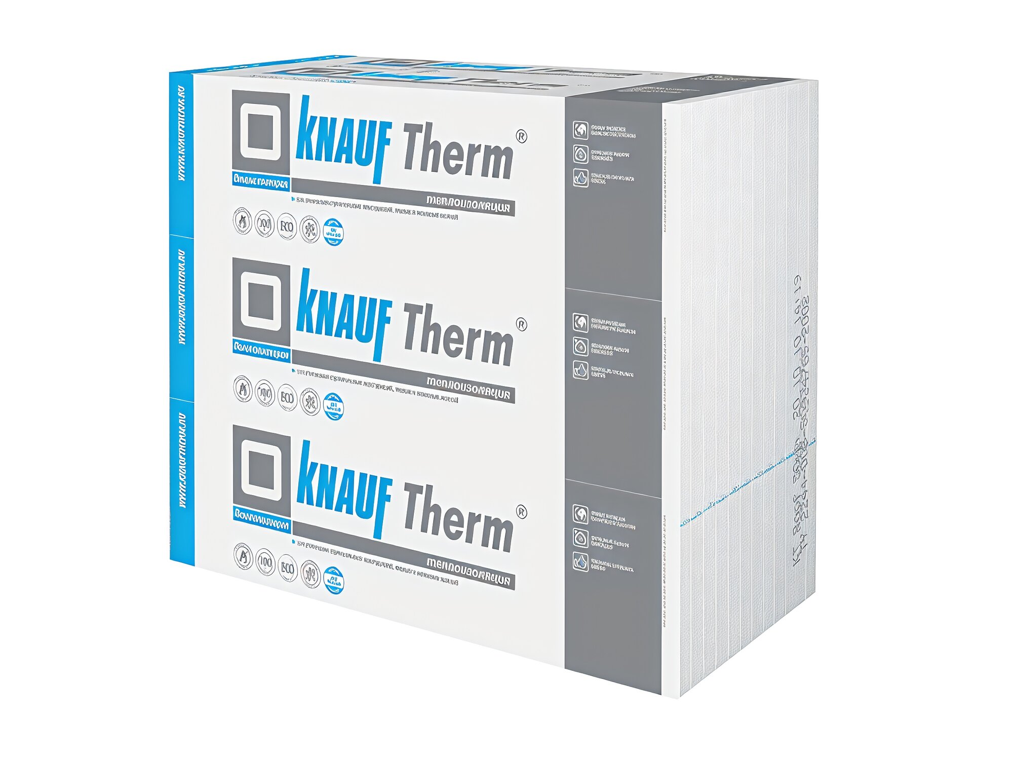 КНАУФ Терм Стена Про пенопласт 1000х1000х50мм  24шт 24м2 1 2м3 