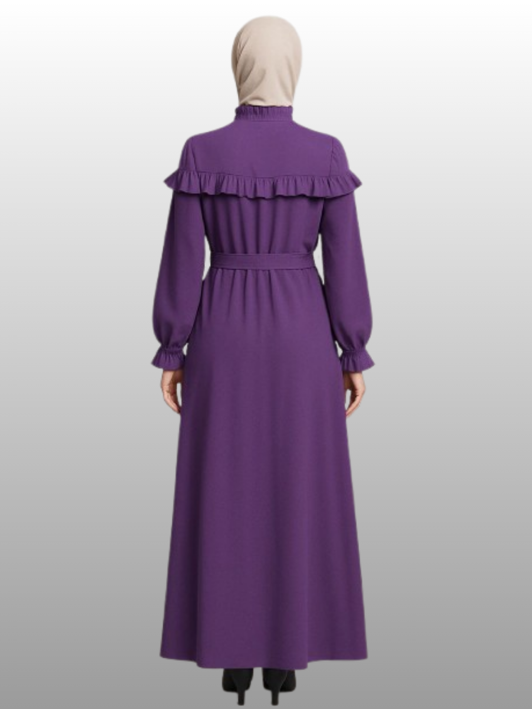 Платье 42-48, размер 44, фиолетовый — фото 1