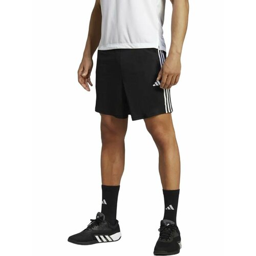 фото Шорты adidas train essentials piqué 3-stripes training, размер xxl int, черный