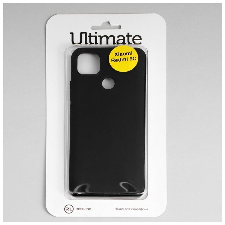 Чехол RedLine для Xiaomi Redmi 9C Ultimate Black УТ000021667 Red Line - фото №4