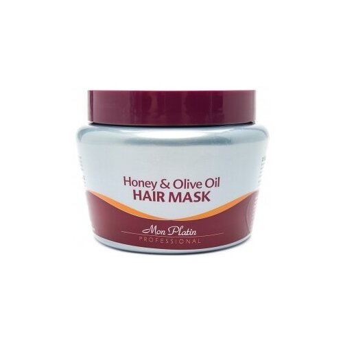 Mon Platin Hair Mask Honey & Olive На основе оливкового масла и меда, 500 мл.