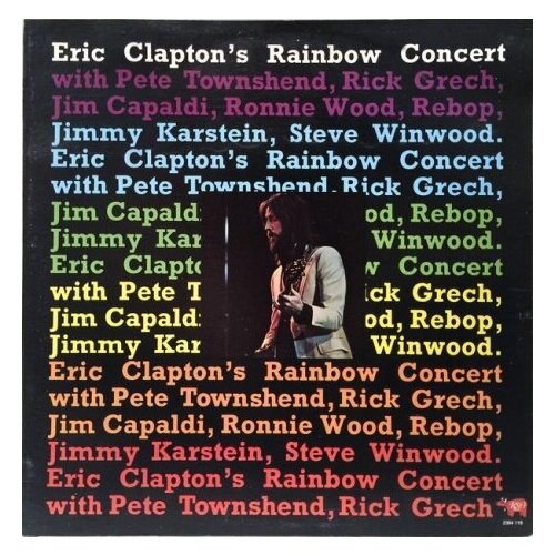 Фото - Старый винил, RSO Records, ERIC CLAPTON - Eric Clapton's Rainbow Concert (LP, Used) eric clapton – august lp