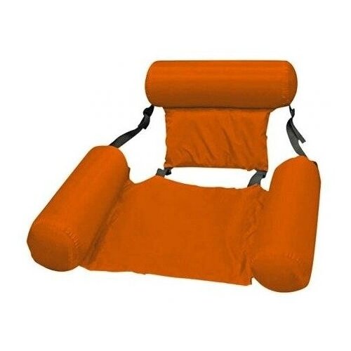 Плавающее кресло Inflatable Floating Bed, оранжевый inflatable floating bed inflatable shed sunshade water