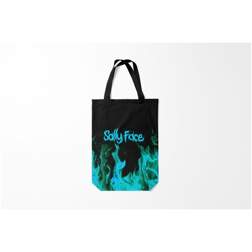 фото Сумка-шоппер / 31х42 см / геймерам / sally face fire burnettie