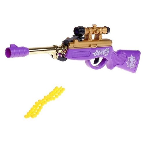 Ружье пневматическое «Снайпер», стреляет силиконовыми пулями, цвета микс ружье пневматическое sten 58см без регулятора