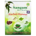 Sangam Herbals Хна индийская натуральная с травами (порошок), 100 гр - изображение