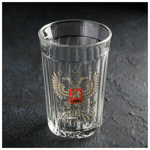 Ас-декор Стакан гранёный «Герб России», 250 мл