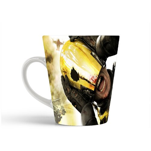 фото Кружка-латте coolpodarok haze пробитый шлем